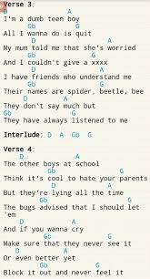 Boys Will Be Bugs Chords 5 In 2021 Ukulele Songs Ukulele Chords Songs Guitar Chords And Lyrics