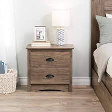 Prepac Salt Spring 2 Drawer Night Stand Drifted Gray Walmart Com Bedroom Night Stands Drawer Nightstand 2 Drawer Nightstand