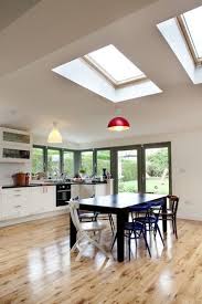 vaulted ceiling kitchen extension