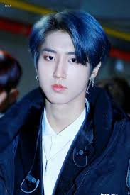 Han Jisung Stray Kids Kids Icon Blue Hair Baby Squirrel