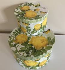 Maybe you would like to learn more about one of these? 2 Decorative Hat Boxes Rosa Box Michaels Hobby Lobby Walmart Container Store Vintage