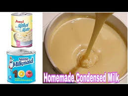 Thick Creamy Milkmaid Recipe In 3 Minutes Condensed Milk Recipe Homemade Milkmaid I Tasty Trendy Youtu Milk Recipes Condensed Milk Recipes Homemade Recipes
