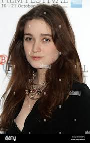 Alice Englert arriving for the BFI London Film Festival screening of Ginger  And Rosa, at the Odeon West End, Leicester Square in central London Stock  Photo