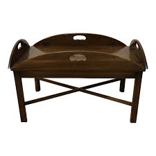 Diy modern coffee table with storage drawer. Vintage Chippendale Butlers Tray Formal Coffee Table Design Plus Gallery