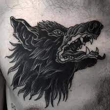 Tattoos Ink Inked Neo Traditional Neotraditional Traditional Black And White Dog Wolf Traditional Tattoo White Tattoo Tattoos