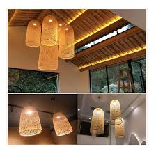 Get bamboo ceiling light at target™ today. Kandang Rattan Bamboo Cage Pendant Light Tudo Co Tudo And Co