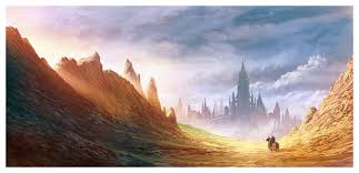 City Of Dawn By Reneaigner On Deviantart Fantasy Landscape Fantasy Inspiration Environmental Art