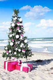 Huge sale on beach theme christmas decor now on. Christmas On The Beach With Coconut Rum Toffee Cupcakes Frog Prince Paperie Beach Christmas Christmas Theme Background Florida Christmas