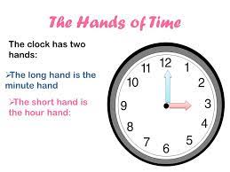 This might be a more accurate answer: The Hands Of Time The Long Hand Is The Minute Hand The Short Hand Is The Hour Hand The Clock Has Two Hands Ppt Download