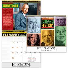 Custom 2021 wall calendars from positive promotions are a perfect way to get your brand noticed while showing your appreciation all year round. Celebrate Black History 2021 Wall Calendar Personalization Available Positive Promotions