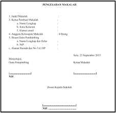 Maybe you would like to learn more about one of these? 15 Contoh Format Lembar Pengesahan Dan Cara Membuatnya