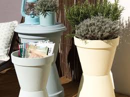 Diy Creer Des Rangements Avec Des Pots En Terre Cuite Leroy Merlin Rangement Terrasse Terre Cuite Diy