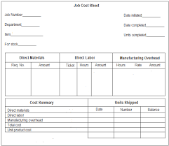 Check spelling or type a new query. Job Cost Sheet Explanation Format And Examples Finance Strategists