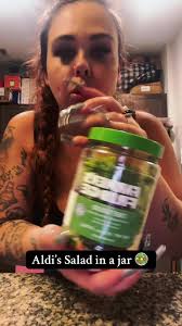 Trying Aldi Salad Kit