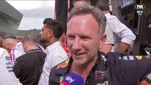 Christian Horner Talks To Ted Kravitz After The Race