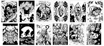 Hand Of Fate Cards 2 Cards Game Art Woodcut
