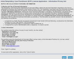 Pursuant to nrs 630.167, as part of the application process, you are required to submit to use this link to apply online for licensure as a practitioner of respiratory care in the state of nevada. Https Www Rcb Ca Gov Applicants Forms Inital Application User Guide Pdf