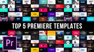 Remarkable free premiere pro templates. Top 5 Best Templates For Adobe Premiere Pro Youtube