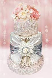 Edible Fabric For Besutiful Cake Decor By Crystal Candy African Cake Sequin Cake Cake Lace