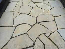 Next, make sure that there are no large gaps in the concrete or between paving slabs. Crazy Paving Pavingexpert