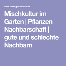 Mischkultur Im Garten Pflanzen Nachbarschaft Gute Und Schlechte Nachbarn Mischkultur Schlechte Nachbarn Garten