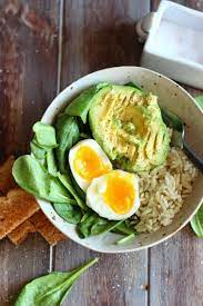 Healthy Avocado And Egg Lunch Bowl Recipe Lunch Bowl Recipe Stuffed Avocado Healthy Healthy Afternoon Snacks