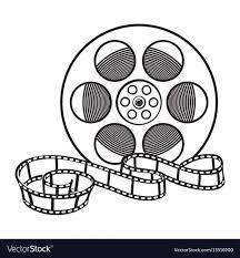17 Film Reel Png White Sketch Film Reels Film Vintage Film Reel