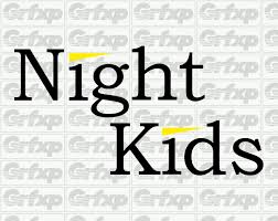 Night Kids Initial D Sticker Kids Initial Kids Night Initials