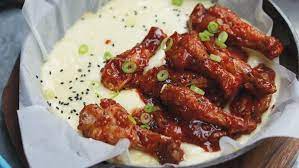 Cheesy Korean Fried Chicken Recipe Recipe Chicken And Cheese Recipes Chicken Snacks Diy Food Recipes
