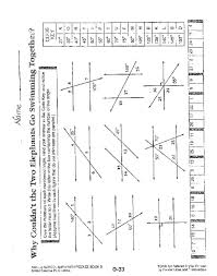 Parallel Lines And Transversal Worksheet For 6th Grade Lesson Planet