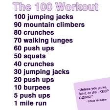 Team Shoeicide Work Out Of The Week Fitlife 100 Workout Model Workout Plan Model Motivation