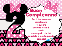 Ecco le citazioni più belle da dedicare a un bambino per celebrare il giorno del battesimo. Auguri Per Il Tuo Secondo Compleanno Cartoni Animati