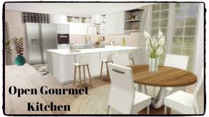 Where did you get the coffee maker and blinds cc in the third kitchen? Dinha Gamer Open Gourmet Kitchen Sims 4 Downloads Sims 4 Kitchen Sims 4 Sims