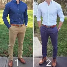Plaid shirts are the new cool when it comes to semi formal outfit ideas for men. Formal Clothes For Men Online