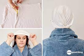 How do you tie a shirt over your head? This Is The Most Useful Thing You Can Do With An Old T Shirt