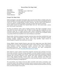 Merisensi buku adalah kegiatan membaca, memahami, menganalisis, mengevaluasi, dan. Resensi Buku The Magic Smile