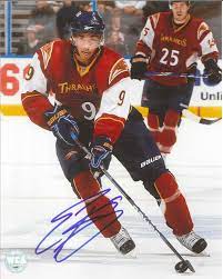 The nhl said it is planning to investigate the claims made against san jose sharks forward evander kane by his wife. Evander Kane Autographed Atlanta Thrashers 8 X 10 Photo Westcoast Authenticwestcoast Authentic