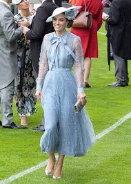 Princes beatrice / maje 'ralfa' dress with carvela kurt geiger 'kankan' heels, valentino 'glam bow' clutch, bundle maclaren 'nia' matador hat & cartier 'juste un clou' bracelet. The Most Jaw Dropping Royal Ascot Dresses Kate Middleton Princess Beatrice And More Hello