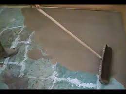 How to install laminate flooring on concrete. Concrete Subfloor Preparation Leveling For Laminate Hardwood Floor Installation Mryoucandoityouself Youtube