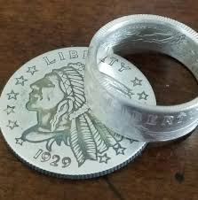 1929 Silver Incuse Indian Head Coin Rings Wedding Rings Silver Bands Jewelry 1 Troy Ounce 1oz 1 2oz 1 4oz Not Cheap Copper