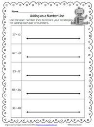 Open Number Line Addition Math Coach S Corner Open Number Line Number Line Math Coach