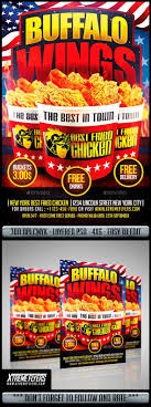 Wings Fast Food Flyer Restaurant Flyer Flyer Fast Food