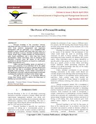 Your brand is what distinguishes you from your competitors, helping to form a lasting impression in the mind of your audience and customers. Pdf The Power Of Personal Branding