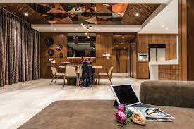 A Stylish And Urban Apartment Designed By Design Scope The Architects Diary Apartment Design House Ceiling Design Urban Apartment