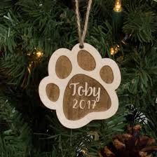 Indulge in the holiday spirit with fun & unique pet christmas ornaments at alibaba.com. Amazon Com Personalized Pet Christmas Ornament Engraved Wood Paw Print Handmade