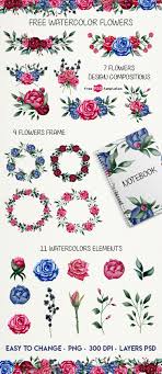 Maybe you would like to learn more about one of these? Set Of Free Watercolor Flowers Elements Ltheme