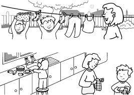 Coloring Page Helping Out At Home Img 7315 Sunday School Lessons Sunday School Coloring Sheets Sunday School Activities