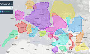 You may be surprised at what you find! The True Size Of France Mapporncirclejerk