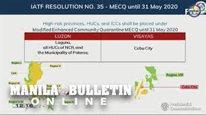 Pangil going to siniloan laguna. Metro Manila Laguna Cebu City Will Be Placed Under Modified Ecq Until May 31 Youtube