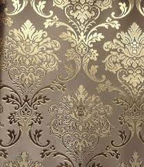 Online Shop Lt6 60407 Fashion European Modern Style Wall Paper Luxury Vinyl Gold Foil Gold Decorative Pattern Wallpaper Decor Gold Wallpaper Home Wallpaper